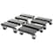 Vestil Black Steel Dolly Set, 8"x8"x3-5/8", 4PK SDOL-4 - alternate 3